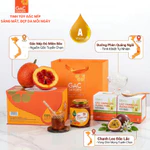 Combo 3 hũ gấc chanh leo đường phèn cô đặc Gấc Garden vừa vị VITAMIN A từ Gấc, vị chua chua ngọt ngọt dễ uống hũ 550g — ảnh 3