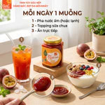 Combo 3 hũ gấc chanh leo đường phèn cô đặc Gấc Garden vừa vị VITAMIN A từ Gấc, vị chua chua ngọt ngọt dễ uống hũ 550g — ảnh 5