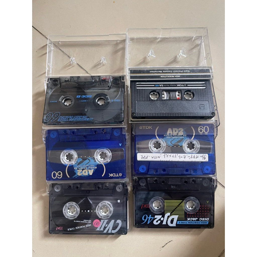 Combo 6 băng Cassette Type II Như Hình Chụp