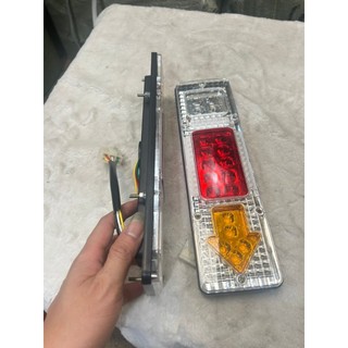 Đôi đèn hậu xe ba gác, đèn led hậu mũi tên 12v ( 23cm ).D