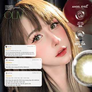 Bộ sưu tập kính áp tròng màu không độ Angel Eyes Plano Collection chất liệu PolyHema | Kính áp tròng không cận nhiều màu