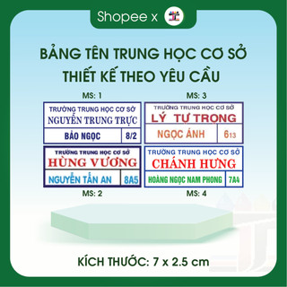 Bảng tên ủi cho bé cấp 1, cấp 2, ấp, in cực nét giao ngay trong ngày, phù hiệu, tên công nhân, học sinh chuẩn phù hiệu