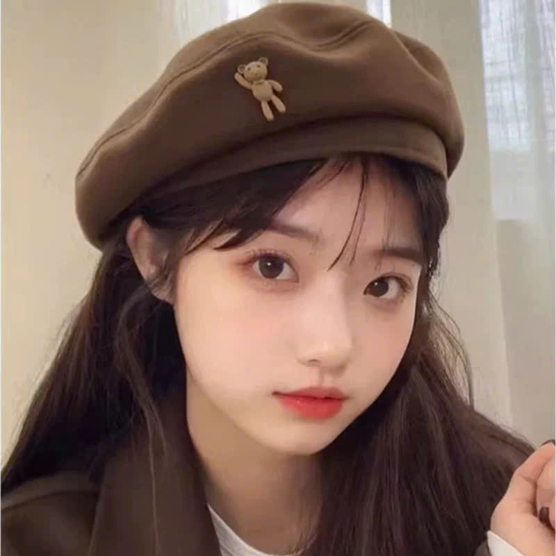 Mũ nồi mũ Beret Phong Cách retro Nhật Bản Thanh Lịch