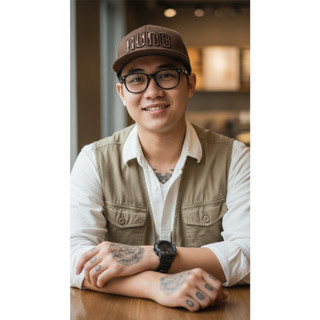 RECKLESS CAPMAN Mũ Snapback Aung Brown Camo Wash Vải Kaki Freesize Nón Lưỡi Trai Phong Cách Hiphop