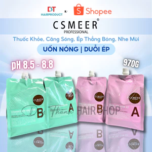 Thuốc Uốn Nóng, Duỗi Ép Tóc CSMEER Chính Hãng 970g - Thuốc Khỏe, Căng Sóng, Ép Thẳng Bóng, Nhe Mùi.