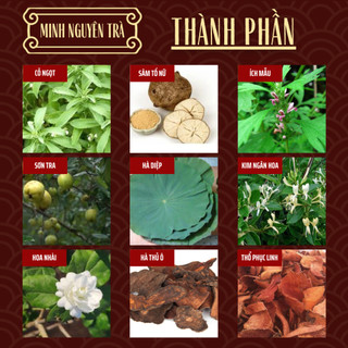 Trà Túi Lọc Dư.ỡ.ng Nh.an - Điều hòa nội tiết tố, bổ huyết dư.ỡng nhan, hỗ trợ gi.ảm cân -Túi 50 lọc