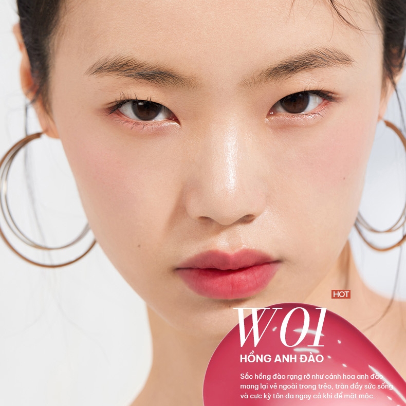 Son Tint Watery INTO YOU chất son tint lì mịn mướt môi, lâu trôi, không gây khô môi 3g