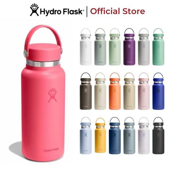 Bình giữ nhiệt Hydro Flask 946ml Wide Flex Cap 32 oz, chính hãng, an toàn cho sức khỏe, nắp vặn kín