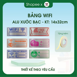 Biển WIFI cho khách sạn, BẢNG wifi quán ăn, wifi nhà hàng, cà phê, cực đẹp dán tường có keo 2 mặt