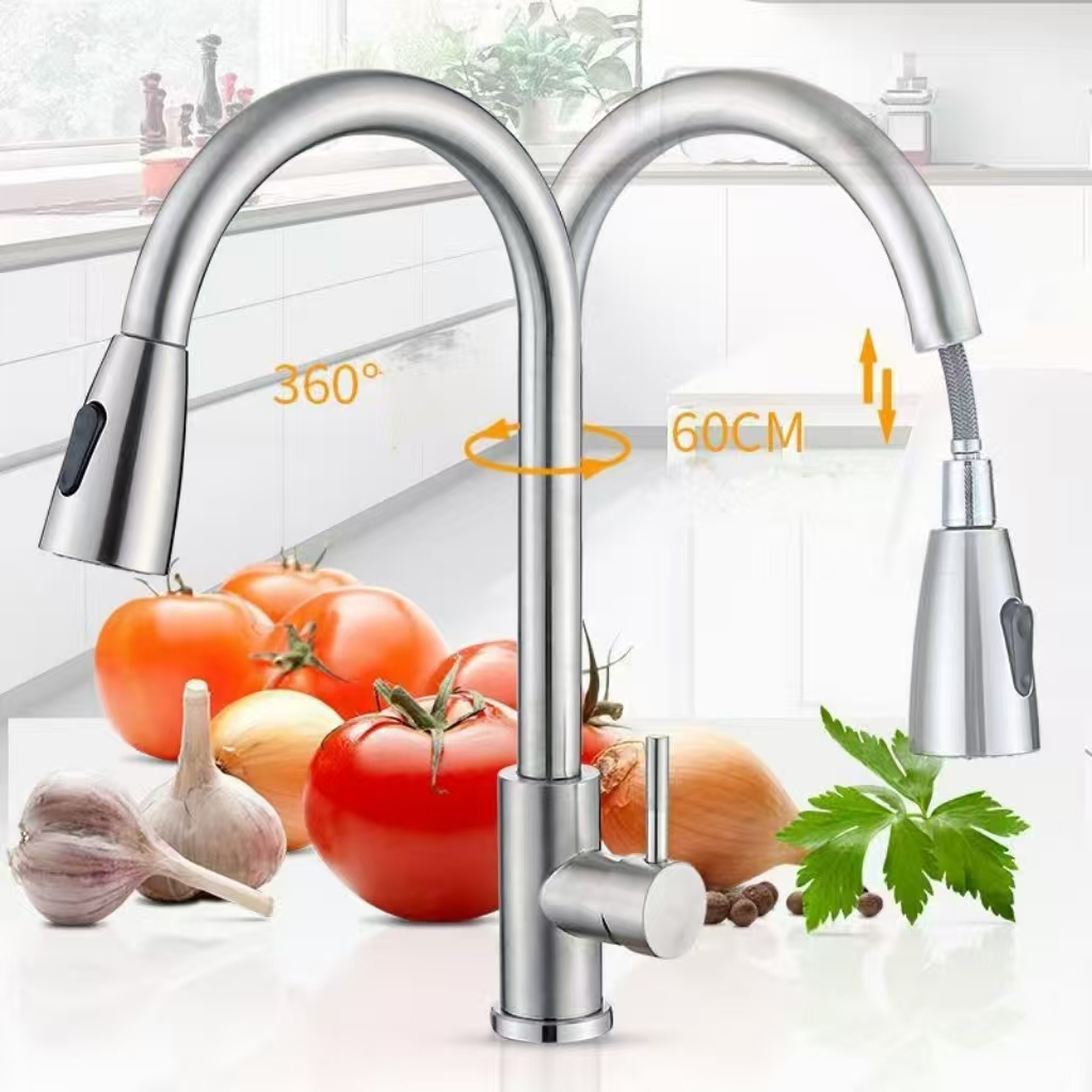 Vòi nước xoay 360 độ, xoay đa hướng cho gia đình, 2 chế độ dễ dàng làm sạch bụi bẩn.