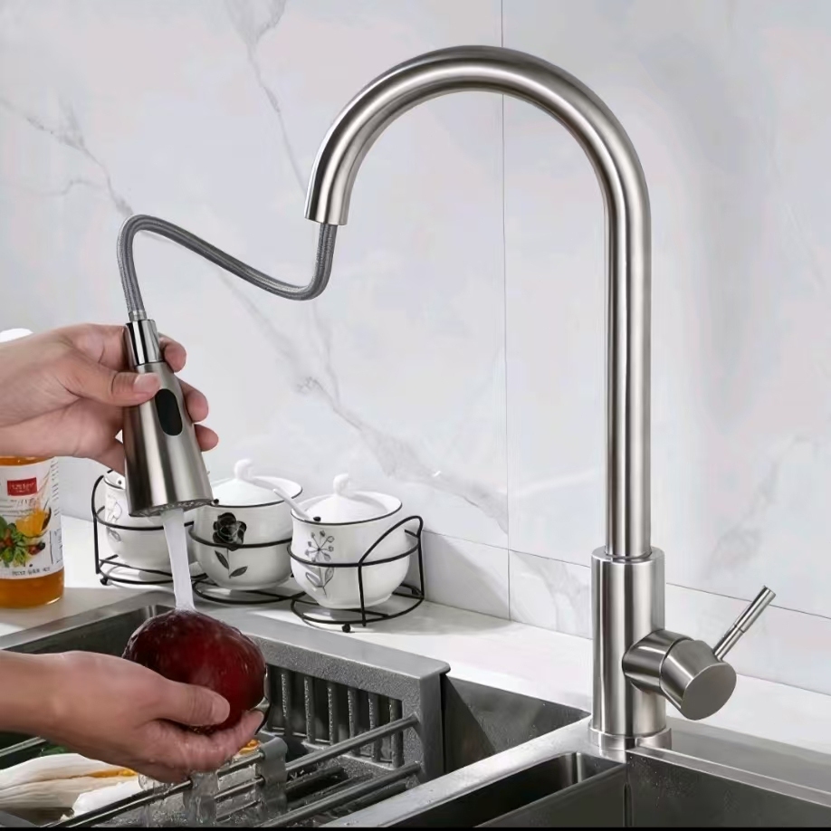 Vòi nước xoay 360 độ, xoay đa hướng cho gia đình, 2 chế độ dễ dàng làm sạch bụi bẩn.