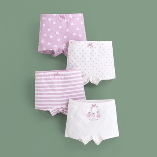 [M03 Sẵn hàng Quần chíp cao cấp] Combo 4 quần chip đùi cho bé gái chât liệu cotton kháng khuần, quần chip cao cấp 8-39kg