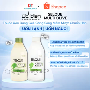 Thuốc Uốn Lạnh, Uốn Tóc Không Nhiệt Obsidian OLIVE 410g/530g –Dạng Gel, Căng Sóng Mềm Mượt Chuẩn Hàn