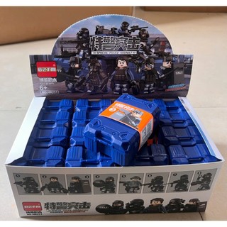 Khay 16 hộp đồ chơi lắp rap mô hình nhân vật siêu nhân,đồ chơi lắp ráp hot cho bé