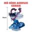 Standee Mica 15cm Detective Conan Movie 28 Dư Ảnh Của Độc Nhãn Có Đế Đứng, Trang Trí Decor Quà Tặng