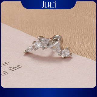 Bông Tai Mạ Vàng 18K Đính Kim Cương Nhân Tạo | Hot Trend Hàn Quốc | Phụ Kiện Thời Trang Cho Nữ | KT2087 JULI