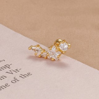 Bông Tai Mạ Vàng 18K Đính Kim Cương Nhân Tạo | Hot Trend Hàn Quốc | Phụ Kiện Thời Trang Cho Nữ | KT2087 JULI