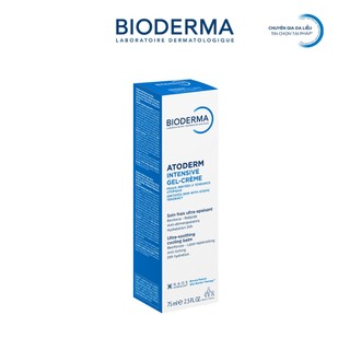 Kem gel dưỡng ẩm và làm dịu dạng gel cho da khô và rất khô Bioderma Atoderm Intensive gel-crème 75ml