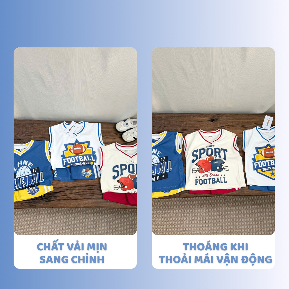 [À ƠI SHOP] A14- set 3 bộ ba lỗ bóng chày football- a100.353