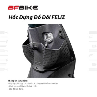 Hốc Đựng Đồ Đôi FELIZ 2025 Cho Xe VinFast Chất Nhựa ABS Bền Bỉ Chắc Chắn Lắp Đặt Dễ Dàng - Phụ Kiện