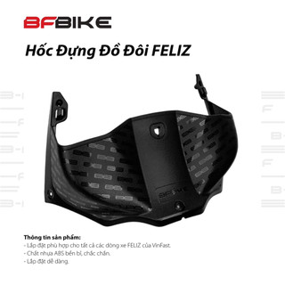 Hốc Đựng Đồ Đôi FELIZ 2025 Cho Xe VinFast Chất Nhựa ABS Bền Bỉ Chắc Chắn Lắp Đặt Dễ Dàng - Phụ Kiện
