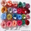 Dây buộc tóc Scrunchies lụa satin cao cấp 11cm Rose handmade store