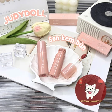 [JUDYDOLL] Son Kem Bùn Judydoll Vỏ Hồng Đáng Yêu, Matte Lip Mud, 2.8g