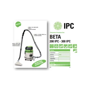 Máy Giặt Thảm Phun Hút-Hút Bụi làm sạch nội thất xe hơi và gia đình thương hiệu IPC Beta 200 IPC