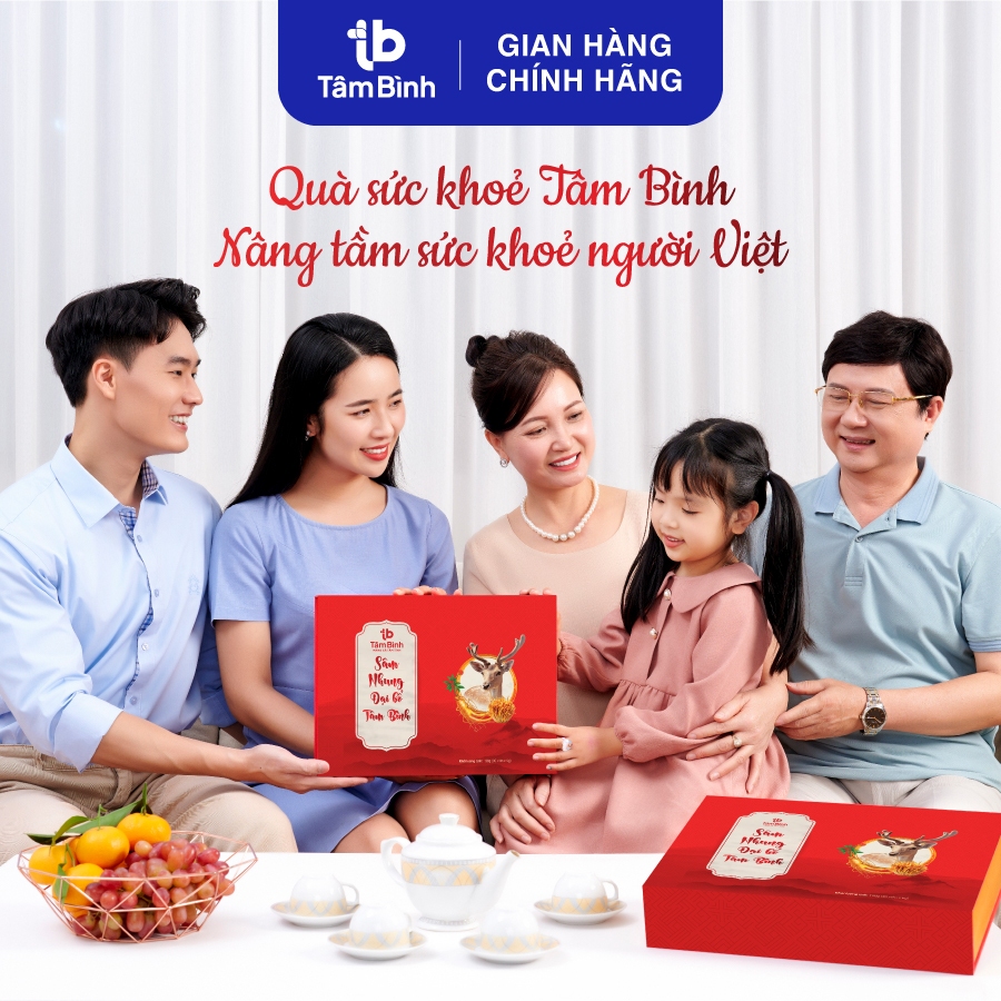 Sâm Nhung Đại Bổ Tâm Bình (hộp 30 viên) hỗ trợ bồi bổ sức khỏe từ hồng sâm, nhung hươu, đông trùng hạ thảo