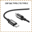 Type-C to Type-C PD 60W – Cáp Sạc Laptop, Điện Thoại, Máy Tính Bảng – Dài 1m