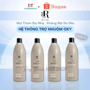Oxy Trợ Nhuộm RR Real Star Chính Hãng 1000ml – Oxi Nhuộm Tóc Dịu Nhẹ, Mùi Thơm Hoa Quả, Không Rát Da