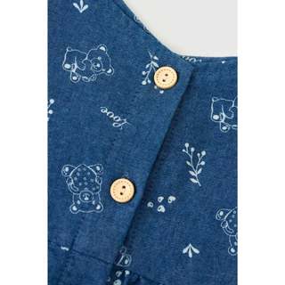 Đầm jean 2 dây bé gái Rabity 954.005