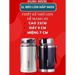 [TẶNG TÚI] Bình giữ nhiệt 1500ml inox 304 HiLOGI, bình inox giữ lạnh hơn 24 giờ,nóng hơn 12 giờ, khay lọc inox