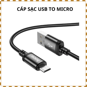 Micro USB 2.4A – Dây Sạc Nhanh 1m – Cáp Sạc Android, Samsung, Oppo, Xiaomi