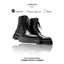 Giày da bò The Classic Chunky COMBAT Boots LEMANS - Đế Chunky cao 5cm - Khóa YKK - Bảo hành 24 tháng