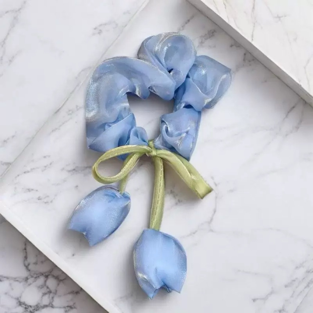 dây buộc tóc hoa tuylip