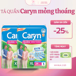Caryn Tã Quần Mỏng Nhẹ Siêu Thoáng Khí Mềm Mại Khô Ráo Cả Ngày Size M,L,XL - Chính Hãng Diana NPP Nhật Thanh Tuyền