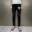 Combo quần jeans nam đen khóa lệch có số