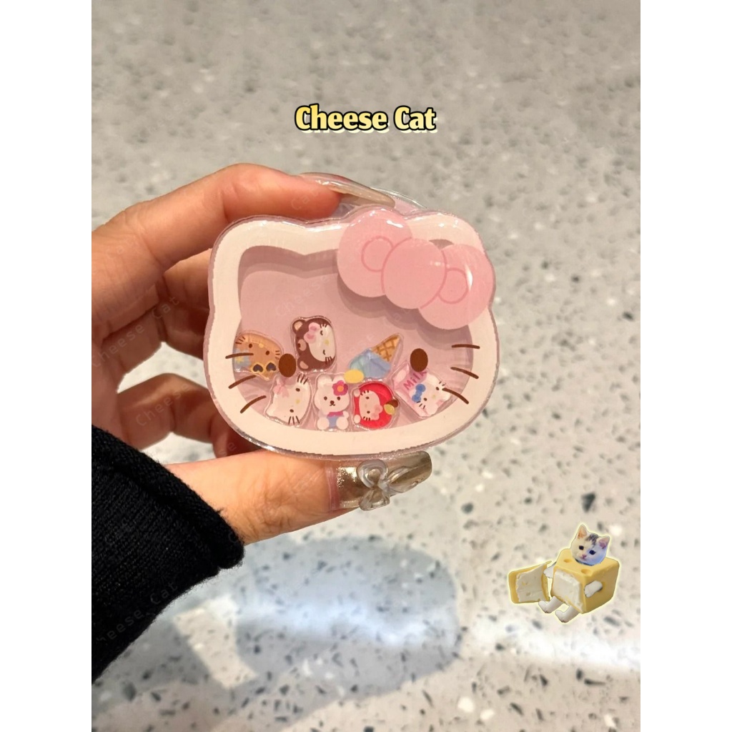 for KT Kitty giá đỡ điện thoại lắc giá đỡ điện thoại hai lớp giá đỡ điện thoại dính