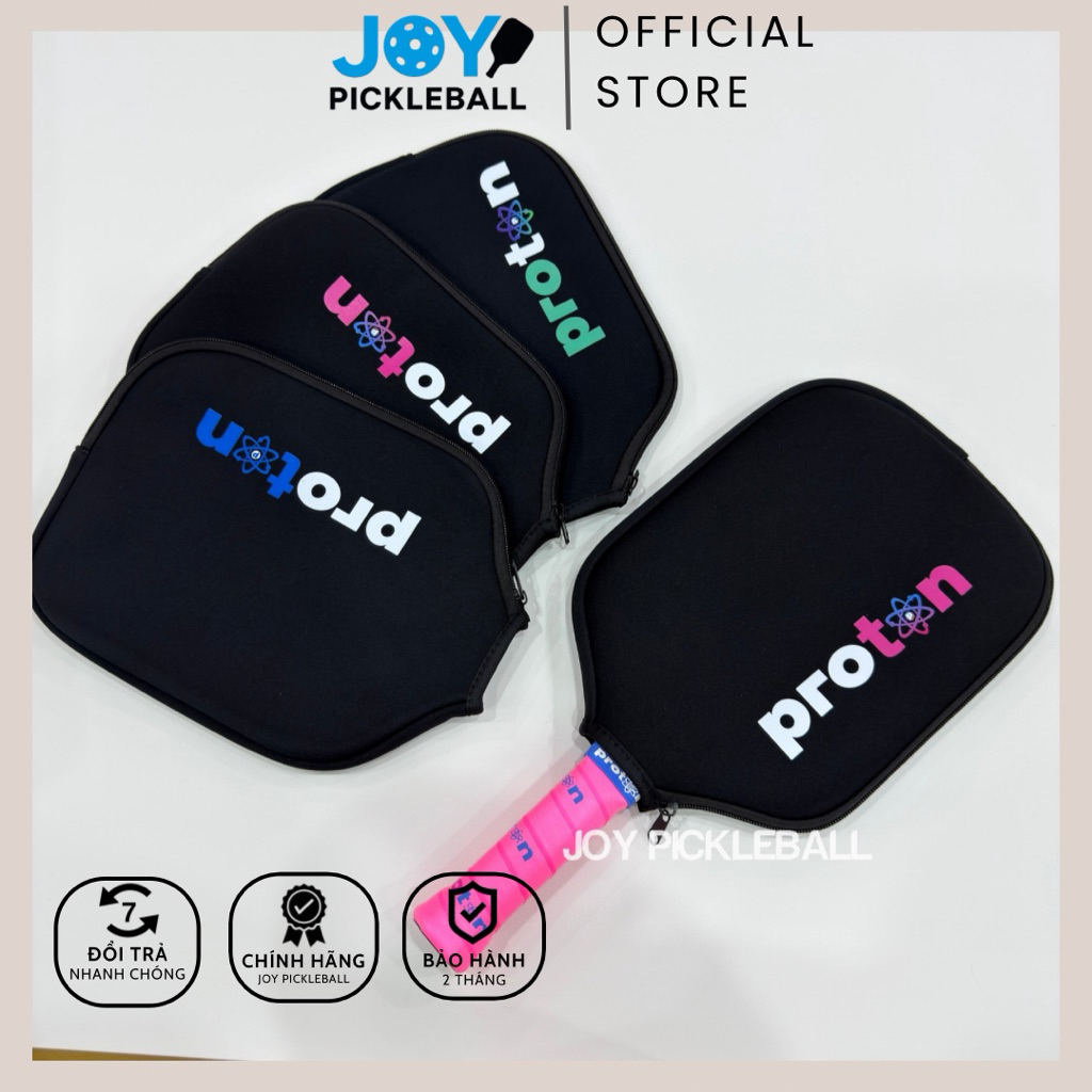 [Hoả Tốc] 𝐏𝐑𝐎𝐓𝐎𝐍 Bao bảo vệ Vợt PICKLEBALL 𝐋𝐎𝐀̣𝐈 𝟏 - bảo vệ mặt vợt, bao vợt 3 lớp, form to mới