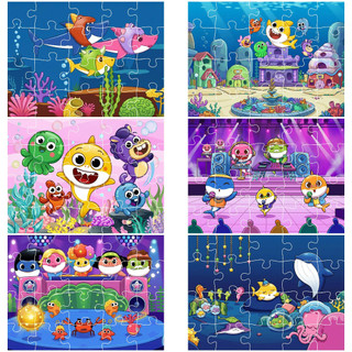COMBO SỈ tranh ghép A5 Chủ đề Baby Shark TooYoo TG0075