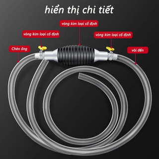 Ống Bơm Hút Chất Lỏng, Ống hút bơm hút bóp tay tiện lợi để hút chất lỏng 1m/2m/3m