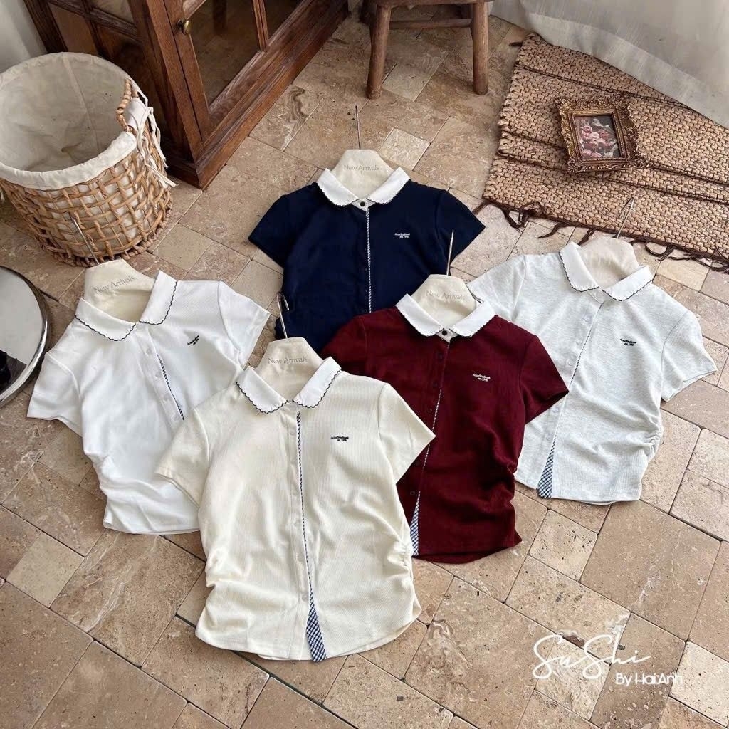 [𝑯𝒂 𝑨𝒏𝒉] Áo Cộc PoLo Pha Viền Thân QCL1