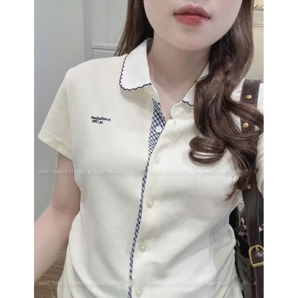 [𝑯𝒂 𝑨𝒏𝒉] Áo Cộc PoLo Pha Viền Thân QCL1