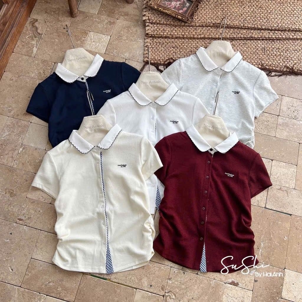 [𝑯𝒂 𝑨𝒏𝒉] Áo Cộc PoLo Pha Viền Thân QCL1