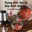 OIMIU Máy Xay Thịt đa Năng inox 304 dung tích Côí Xay Thịt Thuỷ Tinh 3L 4L
