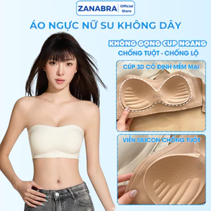 Áo ngực không dây mút 1,5cm chống xệ chống tụt, Áo lót nữ su đúc không gọng ZANABRA G86