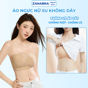 Áo Ngực Không Dây Su Mịn Không Lộ Viền, Áo Quây Ngang Không Gọng Mút Bàn Tay Nâng Đỡ Êm Ái AG86
