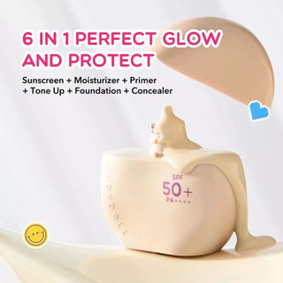 Kem Chống Nắng Trang Điểm JUDYDOLL Sun Defense Tinted Moisturizer Chống Nước SPF50+ PA++++ 40g