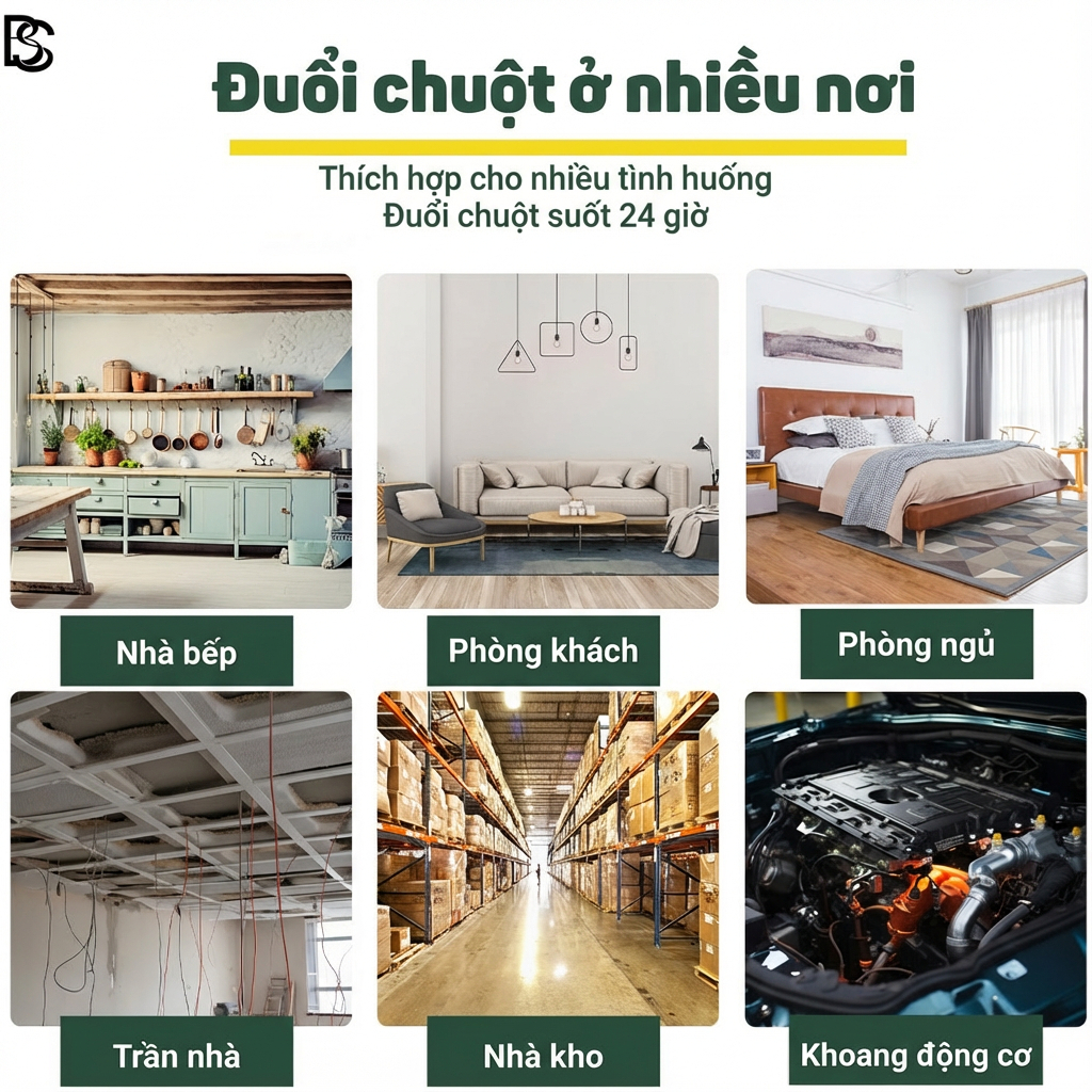 M1T1 viên đuổi chuột - thuốc diệt chuột 12 viên công nghệ mạnh, diệt tận gốc cả ổ chuột